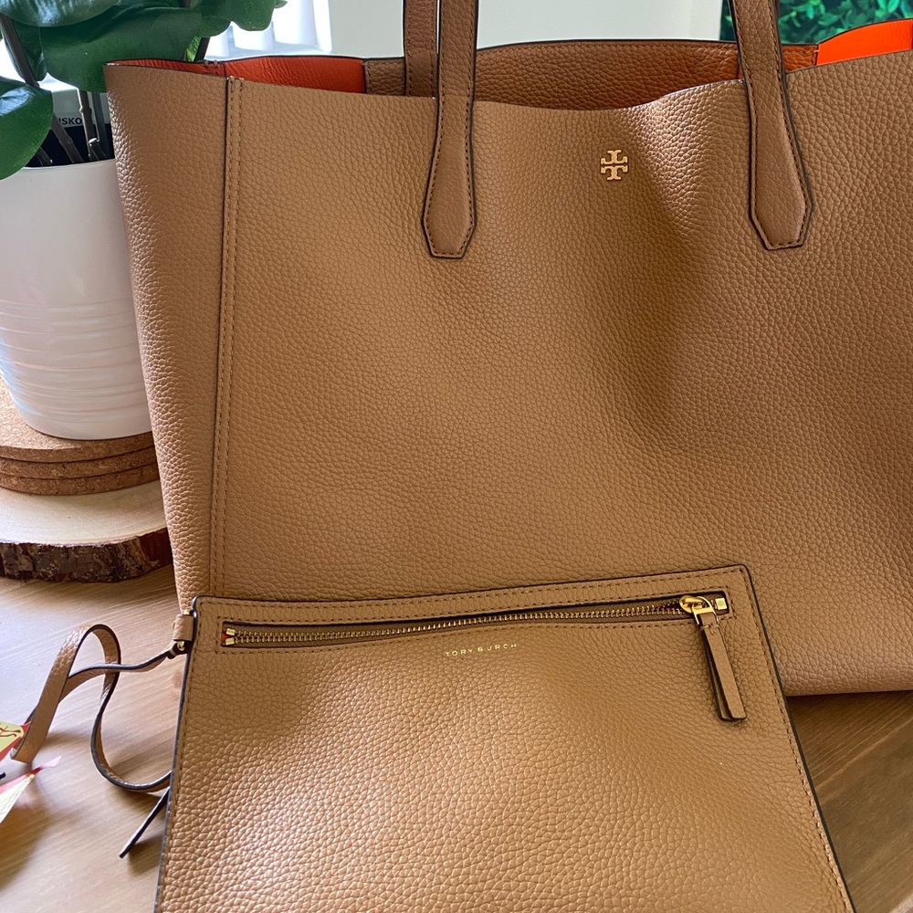 Tory Burch tote and clutch
